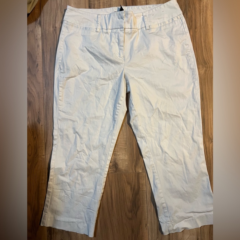 New York & Company Women's white Capris